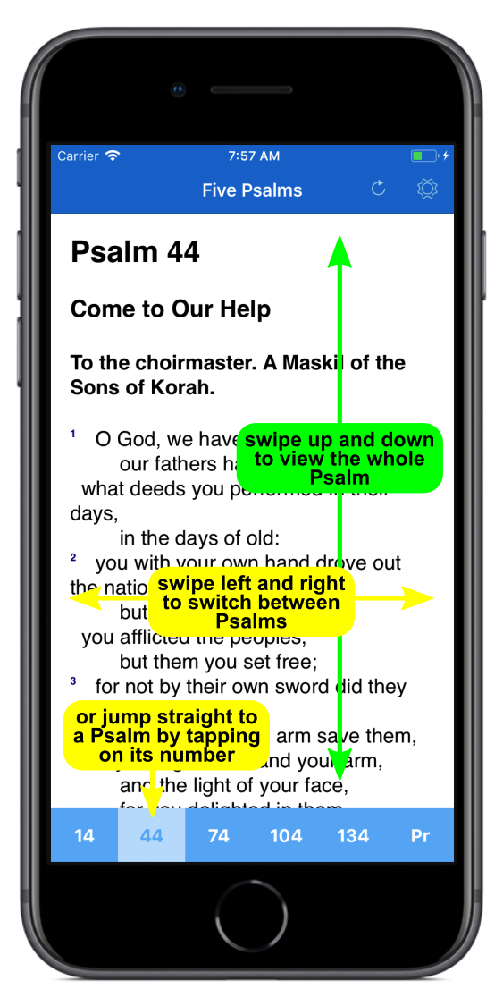 Psalms Of The Day Chart